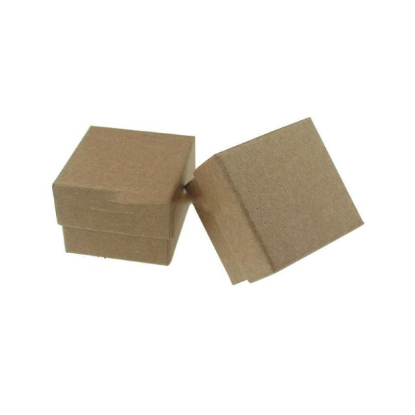 Заверните персонализированную упаковку украшений/коробки в бумагу серьги Крафт к