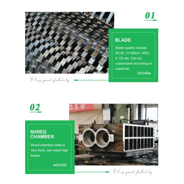 Waste Wood Pallet Cardboard Sofa Carpet Shredding Machine Recycling Plastic Furniture Shredder