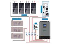 1Kw 2Kw completo fora do sistema solar da grade com a bateria de Lifepo e do inversor solar