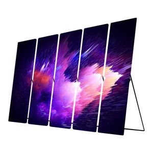 Регулируемые освещенные каркасы плакатов Внутренний светодиодный плакат Дисплей P2 2 мм