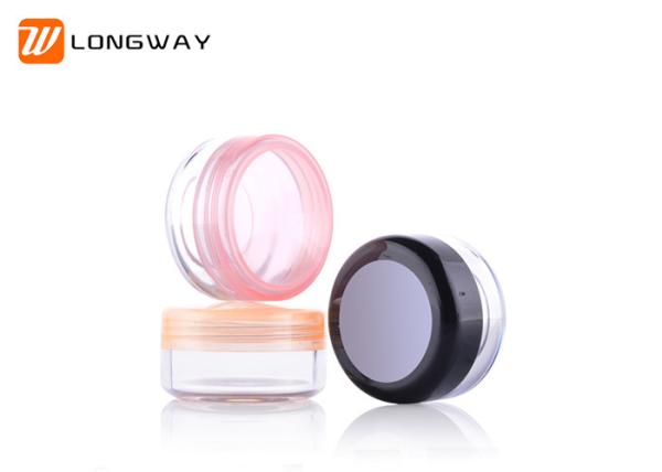 Plastic PS Cosmetic  Cream Jar 10g with PP Cap for cosmetic container