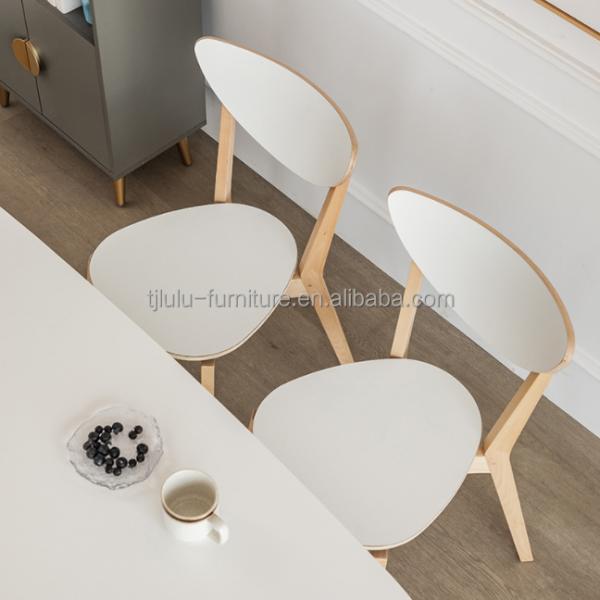 400kg Weight Limit Wood Dining Chair for Solid Wood Modern Restaurant Furniture