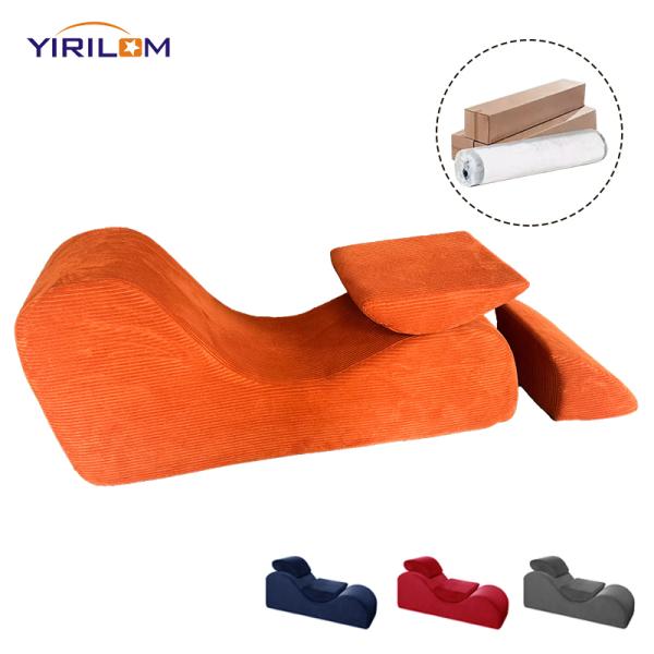Paquete de compresión al vacío Sofá perezoso Sofá plegable simple Ocio Tatami Sofá en el hogar Sala de estar Silla de estar retráctil