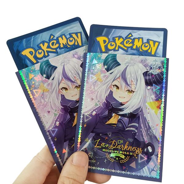 Hologrpahic imprimiu as luvas do cartão para MTG, POKEMON, WS etc. Art Print Trading Card Sleeve