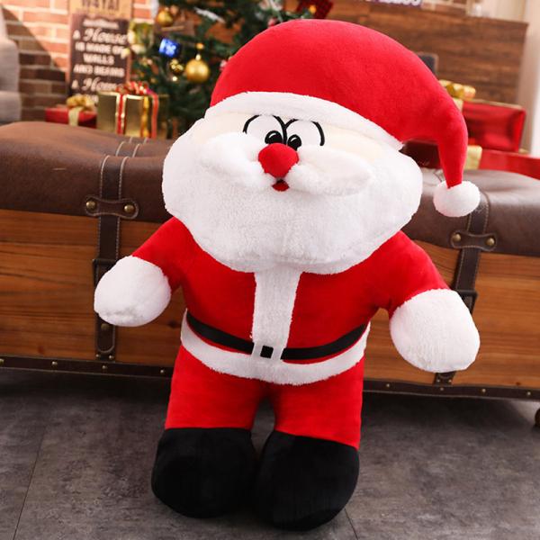 Soft Huggable Delicate Touch Animated Plush Christmas Toys 50cm Big Santa Claus Delightful Cuddly Gift