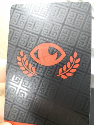100% Plastic PVC Business Cards With Magnet Strip Spot UV 4C Printing Matt Surface