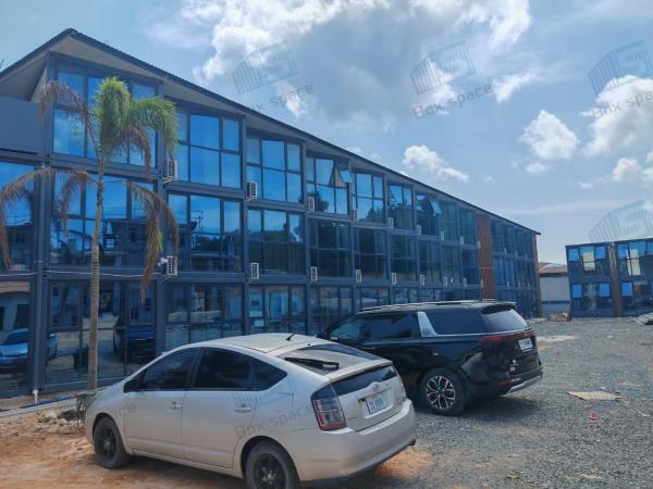 Boxspace Full Equiped Container Hotel With Glass Walls Container Motel Resort With Bathroom And Kitchen