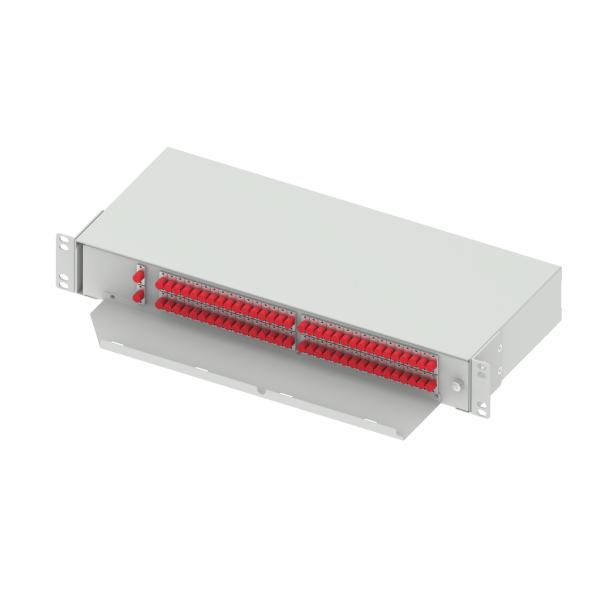 19-Inch FC UPC Swing Optic Fiber Patchpanel Sub-ODF for Network Fiber Optic Splitter