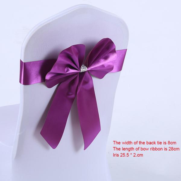 Wedding Banquet Chair Bands With Buckle Sashes Bows