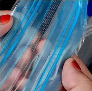 Sous Vide One Way Valve Vacuum Sealer Plastic Bag Double Layers Zipper Food Bags