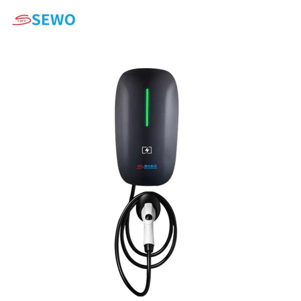 32A Estação de carregamento de veículos elétricos de parede de 7 kW Versão UE para carregamento doméstico conveniente