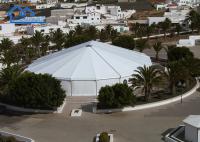 Fácil de Instalar Belas Tendas de Casamento, Tenda de Feira de Eventos em PVC Branco para Armazém