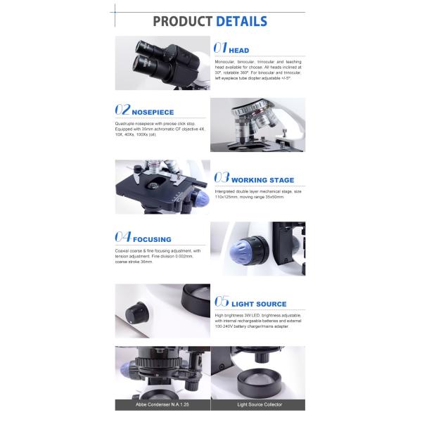 Микроскоп А11.1530 оптической системы ВФ10С/18мм Финиты биологический с этапом двойного слоя механическим