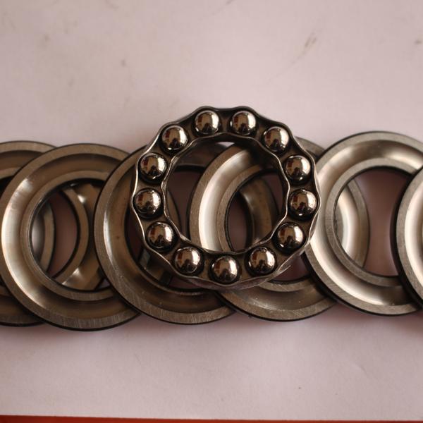 Chrome steel GCr15 Cylindrical Roller Thrust Bearing 51101 , high precision