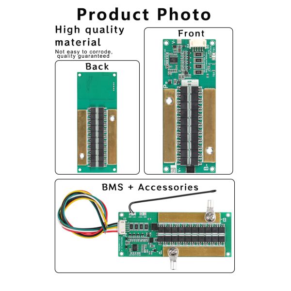 Enerkey BMS 4S 150A with NTC LiFePO4 Battery Management System DIY Solar Energy Storage for LFP Battery Cells
