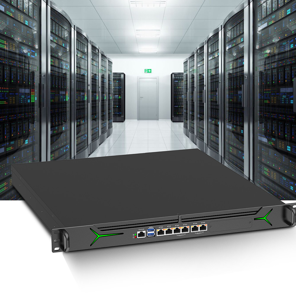 1U 19 Inch Rackmount Server Pfsense 6 RJ45 Lan Port VPN 64 ГБ