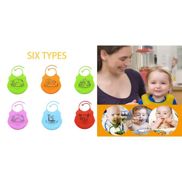 Baby Girl / Boy 1st Birthday Bib , Flexible Baby Smock Bib Custom Color
