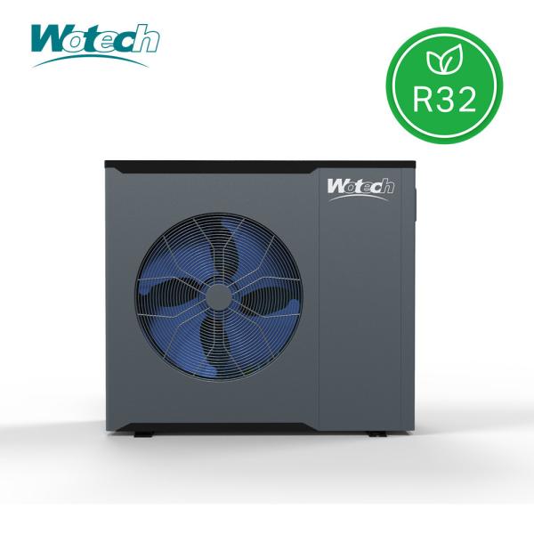 R32 Bomba de calor de fonte de ar para aquecimento, resfriamento e aquecimento térmico de aço galvanizado 14kw monobloco