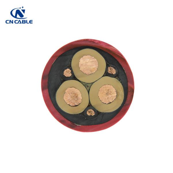 Flexible Copper Screened Mining Cables Type 61A 0,64/1,1kV Rubber Mine Cable