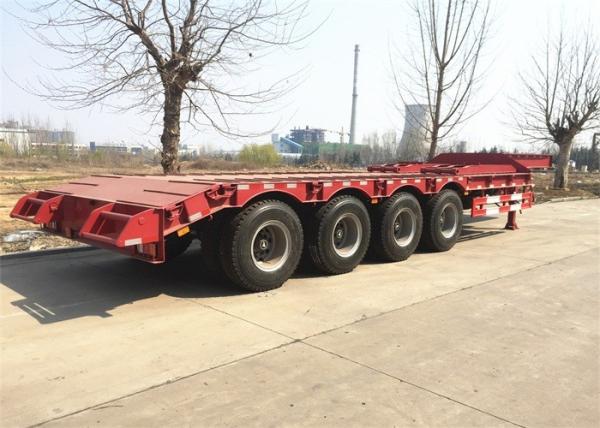150 Tons 3 Axles Hydraulic Gooseneck Low Bed Semi Trailer