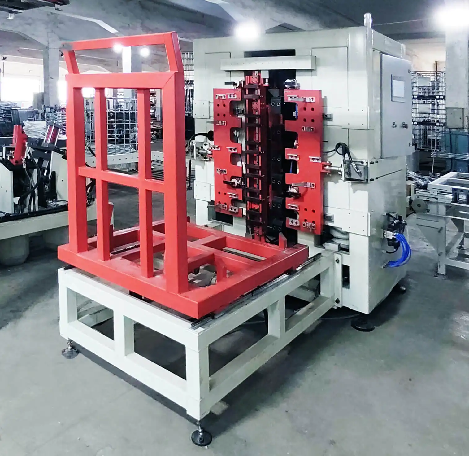 IBC Tonne Bucket Frame Production Line with Bending Machine Operating Manual / Automation Operation Guide