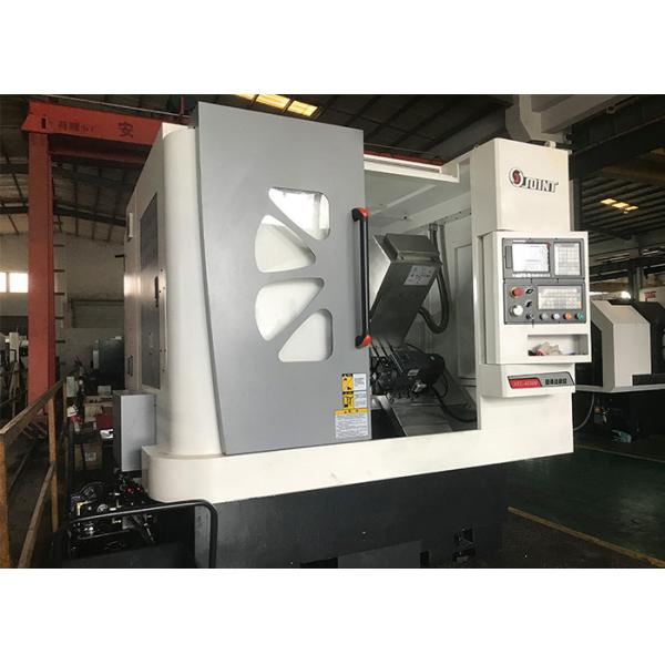 High Speed Precision Lathe Machine , Automated Lathe Machine 6 Hydraulic Chuck Power HTC4235