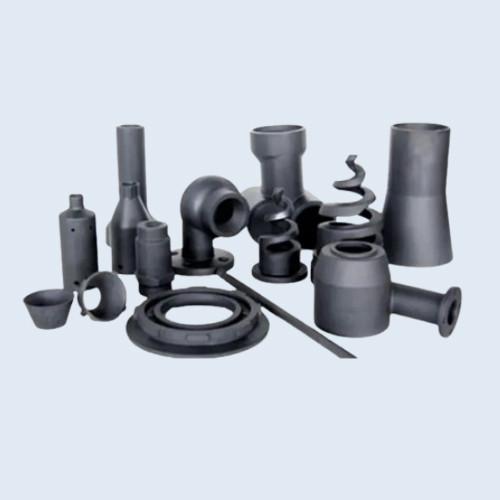 Reaction Bonded Silicon Carbide RBSIC SISIC Burner Nozzle Tubes For Kiln Furniture