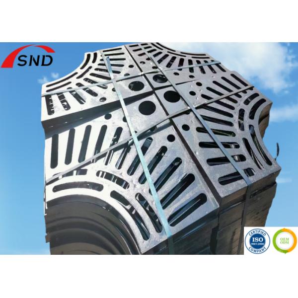 Rejilla de árbol cuadrada de hierro dúctil con normas ISO9001:2015 y DIN EN124 para rejilla de fosa de losa de árbol para exteriores