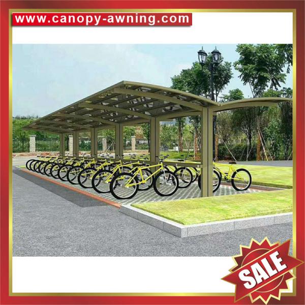 High quality outdoor bus stop shelter canopy cover awning with aluminum framework and polycarbonate sheet