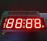 Segment fait sur commande du chiffre 7 de l'affichage à LED 4 pour le blanc vert-bleu rouge de couleur de Cotrol de minuterie de four