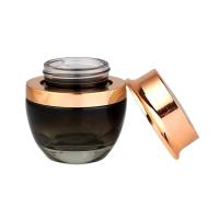 Os frascos de creme de vidro amigáveis de Eco gearam o frasco 30g cosmético vazio de superfície