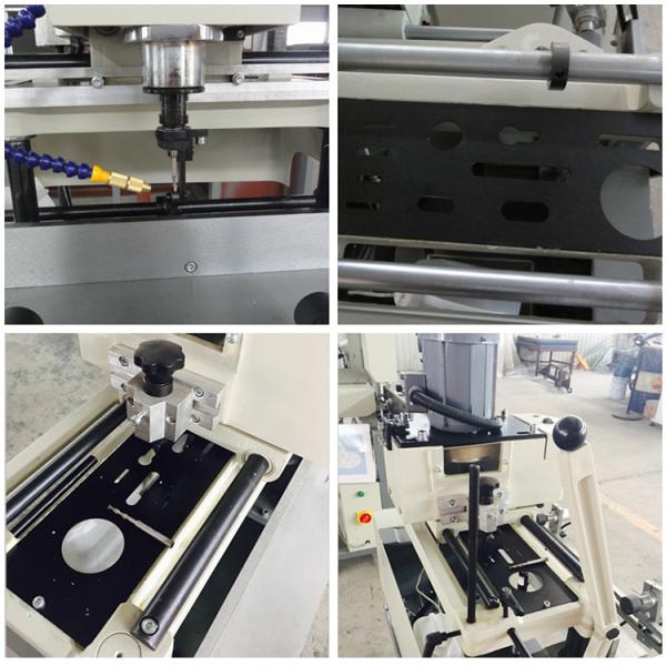 Машина маршрутизатора экземпляра двойной оси алюминиевая, алюминиевое окно делая машину