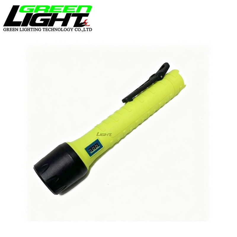 10000Lux Rechargeable LED Mining Flashlight IP68 Industrial Torch with Magnetic USB Charging 3.4Ah Li-ion Battery