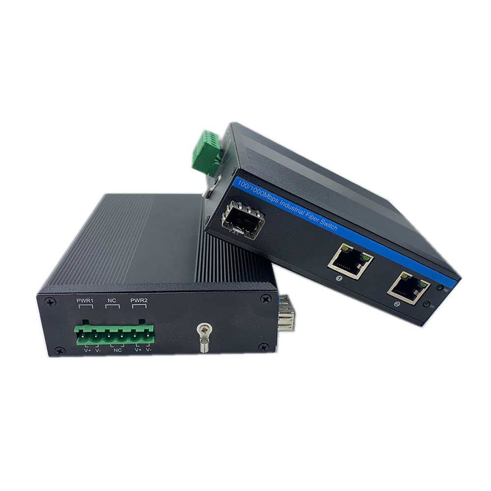 Зажженный сетевой коммутатор 10/100 Мбит / с Волоконно-быстрый Ethernet Неуправляемый IP40 DC12V DC24V