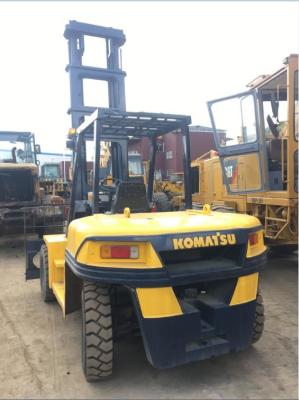 Komatsu FD100 Used 10 Ton Forklift , Reconditioned Forklift Trucks 2013 Year