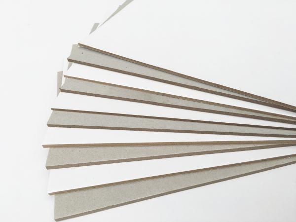 White Duplex Board 300gsm Mixed Pulp Duplex Grey Back Board Moisture Proof