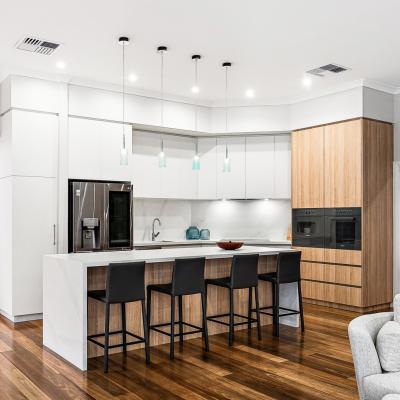 Custom Complete Plywood Modern Island Kitchen Cabinet Blum DTC Hettich Hardware