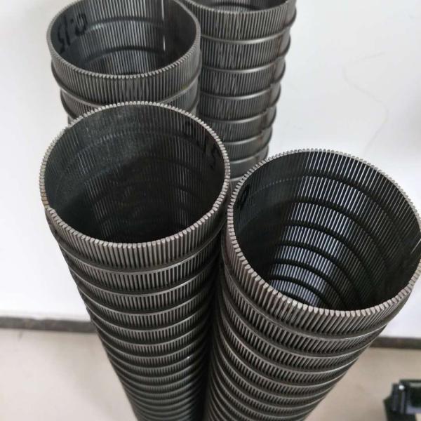 Dust Water Treatment 304 316 316L Stainless Steel Johnson Wedge Wire Screen/ Mine Sieve Screen