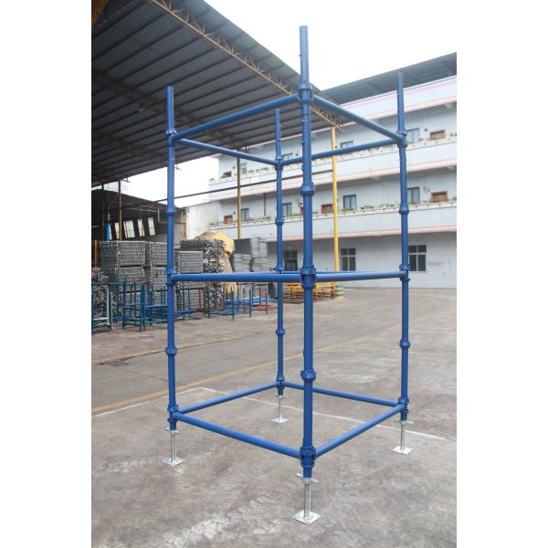 Система кубчатого замка Q235 Стальная леса прикрепления 48 мм диаметром