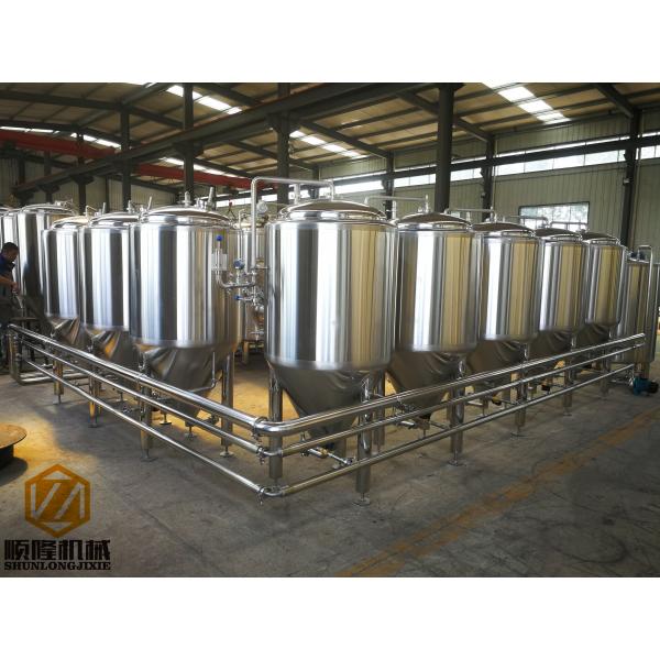 300L Top Manhole Cylindro Conical Fermenter 60 Degree Cone Stainless Steel Material