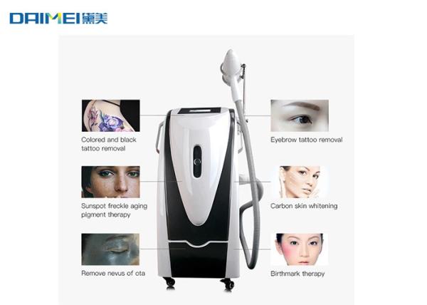 High Energy Q Switch Nd Yag Laser Machine for Laser Tattoo Remova 1064nm 532nm