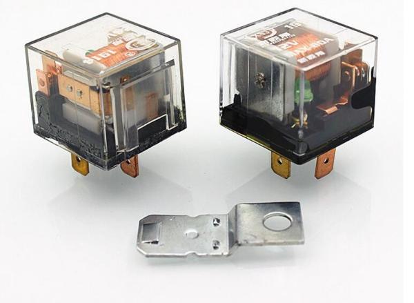 High power 12v 24v 4 feet  5 feet  waterproof automobile relay headlight fan air conditioner relay