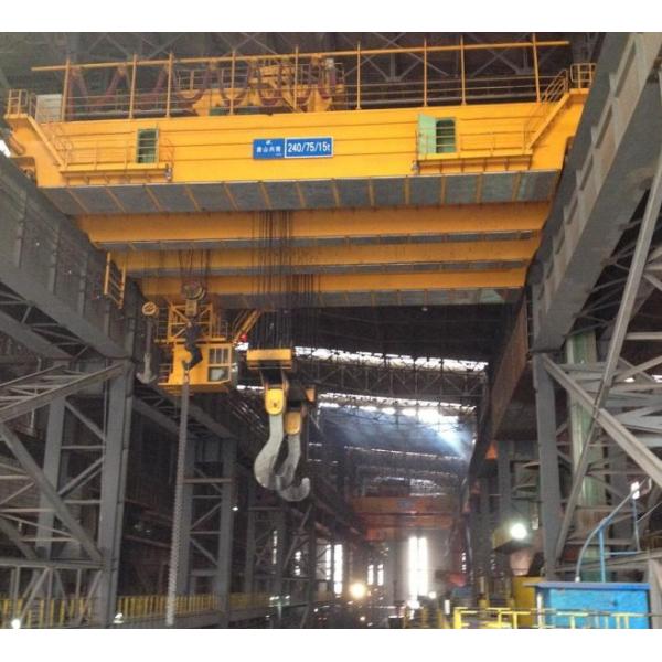 8~110m Lifting Heavy Steel Ladle Crane For Steelmaking Customized Span