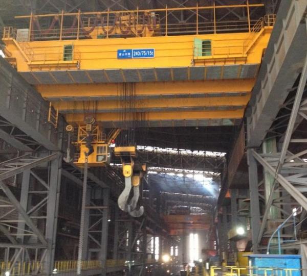 concha de aço pesada de levantamento Crane For Steelmaking Customized Span de 8~110m