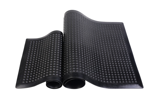 Black 13mm Thickness Antistatic Anti-Fatigue Floor Mat For Workshop Anti-Slip Anti Fatigue Mat