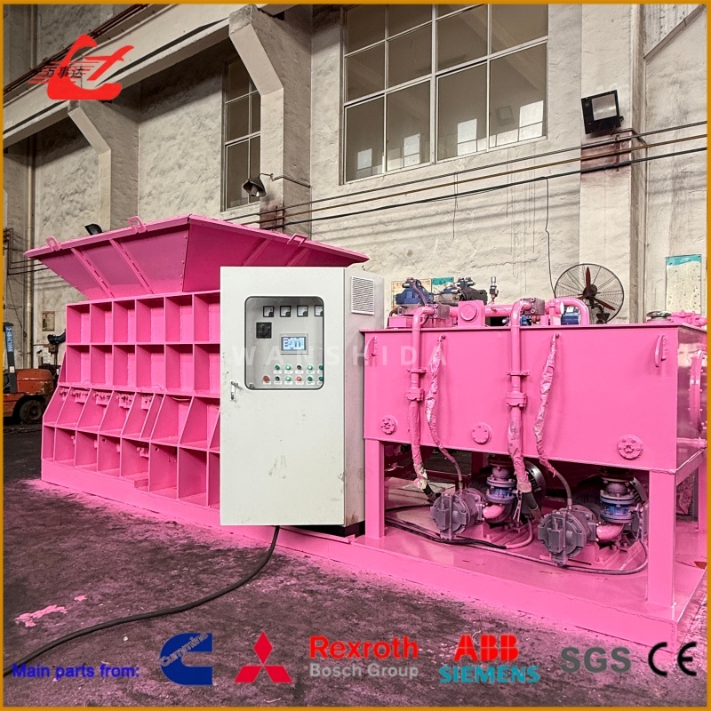 4000kN Horizontal Scrap Shear With 1400mm Blade For Heavy Scrap Metal Recycling