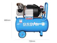 Compresseur d'air compact élégant, capacité rotatoire de réservoir du compresseur d'air de vis 30