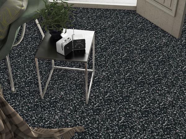 Carreaux de mur noirs durables de 250x250 mm pour le salon et le sol en céramique à 6% pour la décoration