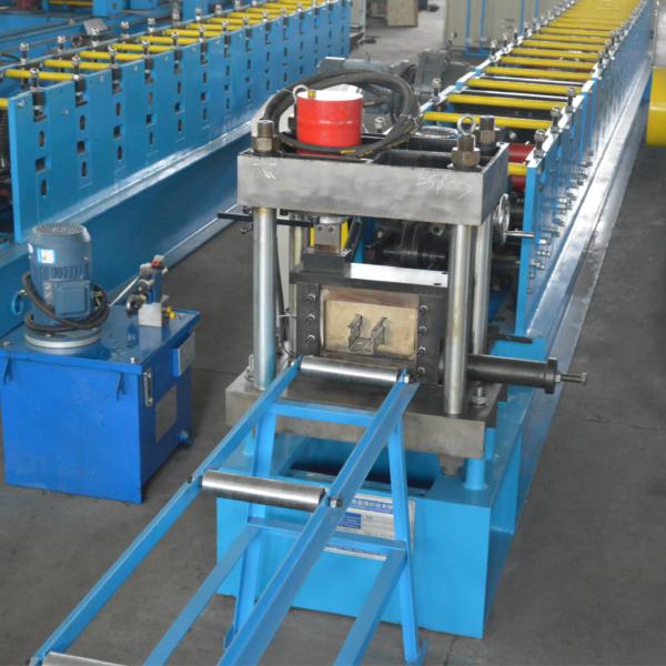 Supermarket Shelves Storage Rack Roll Forming Machine For Steel , Long Life