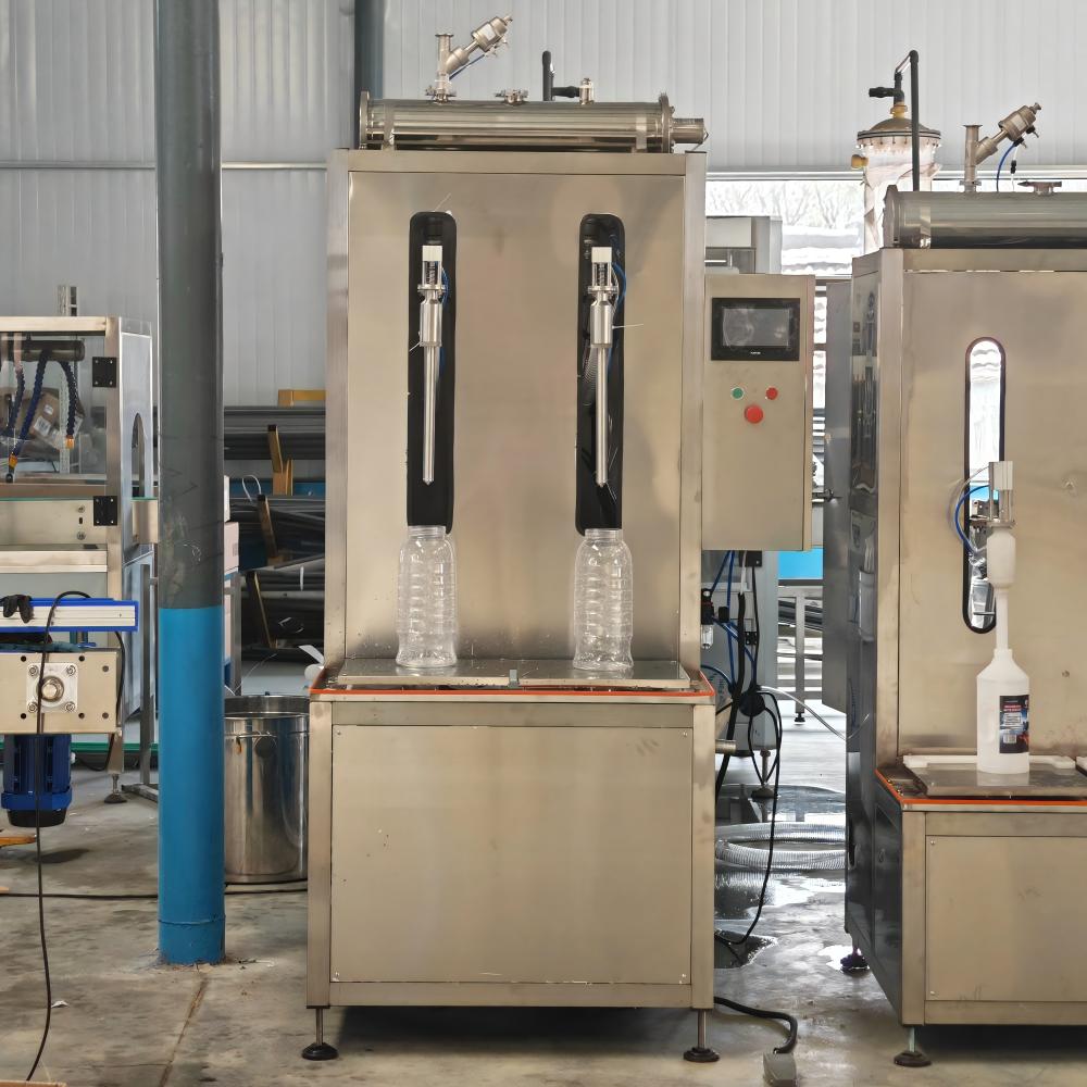 High Viscosity Liquid Semi Automatic 5kg Weighing Filling Pump Machine for Beverage & Pure Water Big Oil Bottle 4 Nozzles